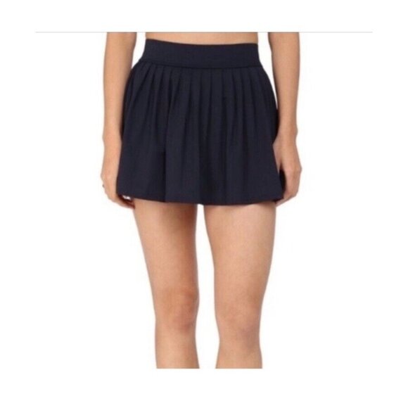 Kate Spade Skirt Womens Large Tennis Mini Navy Blue Designer 'Dive Right In' - Picture 1 of 7